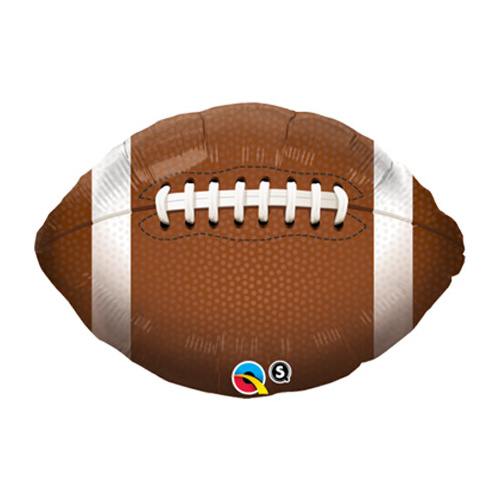 90cm Round Foil Football #21583 - Each (SW Pkgd.) TEMPORARILY UNAVAILABLE