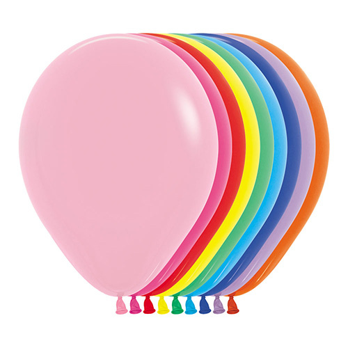 30cm Fashion Assorted (000) Sempertex Latex Balloons #30206499 - Pack of 100 TEMPORARILY UNAVAILABLE