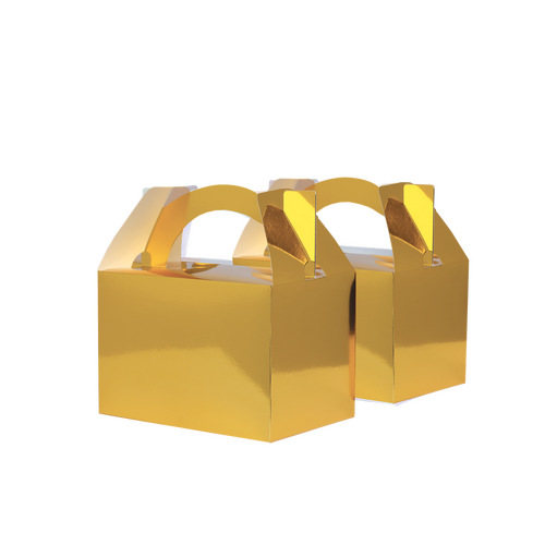  Paper Party Little Lunch Box Metallic Gold #6231MGP - 10pk