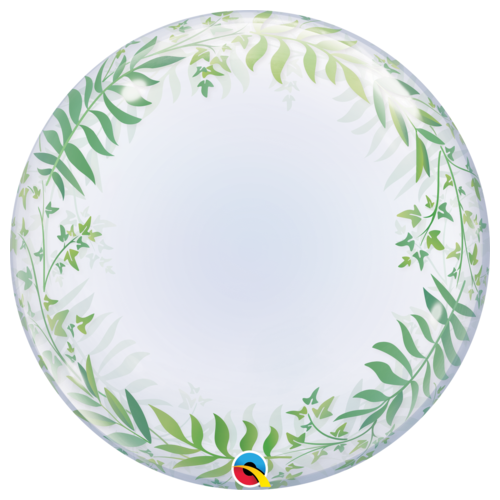 56cm Deco Bubble Elegant Greenery #85832 - Each (Pkgd.) 