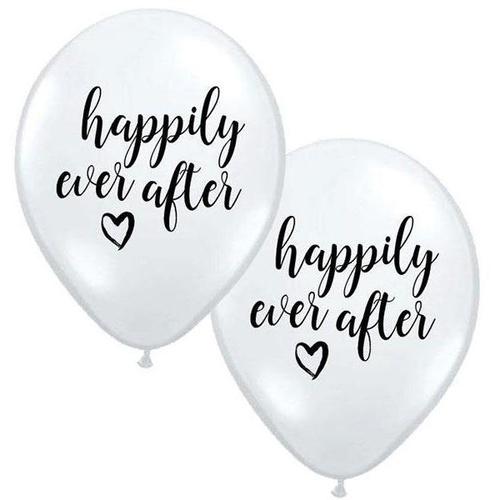 28cm Round White Happily Ever After #JT100225 - Pack of 25 TEMPORARILY UNAVAILABLE